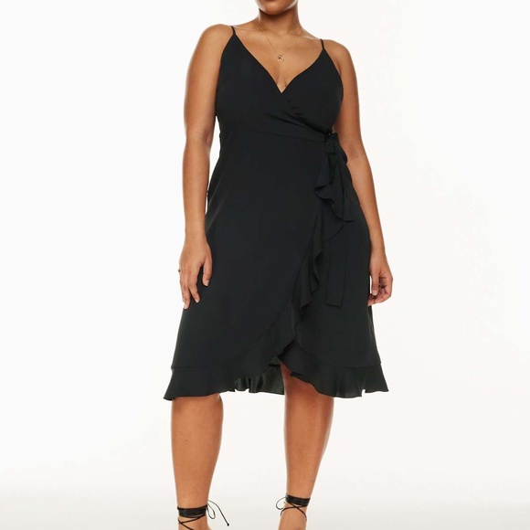 Wilfred soleia black ruffle dress XS - Picture 1 of 2